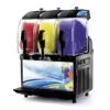 Crathco I-PRO 3M W/ LIGHT (1206-005) Black 24" Countertop Triple 2.9 Gallon Granita / Slushy / Frozen Beverage Dispenser With Lighted Front Panel And Mechanical Controls, 115V -Miscela Drink Store i pro 3 frozen granita dispensers 1206 005