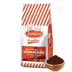 Junior's Most Fabulous Brooklyn Blend, Medium Roast Ground Coffee, 4/12 Oz Bags 10 Junior's Most Fabulous Brooklyn Blend, Medium Roast Ground Coffee, 4/12 Oz Bags -Miscela Drink Store juniorabrooklyn 2