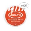 Junior's Most Fabulous Brooklyn Blend, Medium Roast Single Single Serve 100 Ct -Miscela Drink Store juniors most fabulous brooklyn blend medium roast single single serve 100 ct 1