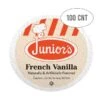 Junior's Most Fabulous French Vanilla, Medium Roast Single Single Serve 100 Ct 1 Junior's Most Fabulous French Vanilla, Medium Roast Single Single Serve 100 Ct -Miscela Drink Store juniors most fabulous french vanilla medium roast single single serve 100 ct1