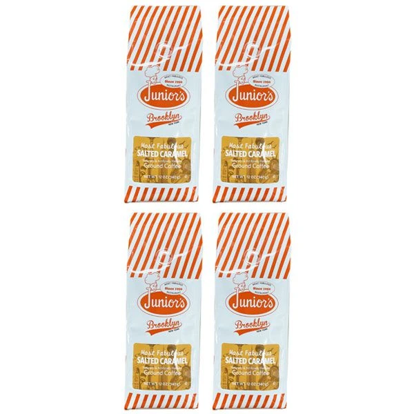 Junior's Most Fabulous Salted Caramel Ground Coffee, 4/12 Oz Bag 3 Junior's Most Fabulous Salted Caramel Ground Coffee, 4/12 Oz Bag
