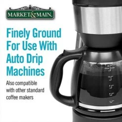 Market & Main® Salted Caramel Flavored Coffee (6 Bags/12 Oz) -Miscela Drink Store market n main jamaican me crazy flavored coffee single bag3 2 1