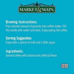 Market & Main® Jamaican Me Crazy Flavored Coffee (6 Bags/12 Oz) -Miscela Drink Store market n main jamaican me crazy flavored coffee single bag5 1