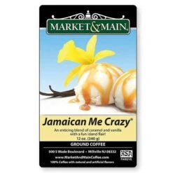 Market & Main® Jamaican Me Crazy Flavored Coffee (6 Bags/12 Oz) -Miscela Drink Store market n main jamaican me crazy flavored coffee single bag 1