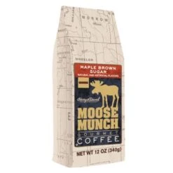 Harry & David Moose Munch Maple Brown Sugar Ground Gourmet Coffee 3 Bags (12 Oz Each) 6 Harry & David Moose Munch Maple Brown Sugar Ground Gourmet Coffee 3 Bags (12 Oz Each) -Miscela Drink Store mbs2 1