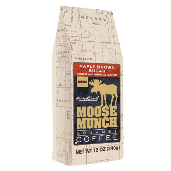 Harry & David Moose Munch Maple Brown Sugar Ground Gourmet Coffee 3 Bags (12 Oz Each) 4 Harry & David Moose Munch Maple Brown Sugar Ground Gourmet Coffee 3 Bags (12 Oz Each) - Image 2