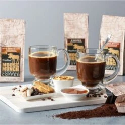 Harry & David Maple Vanilla Moose Munch Gourmet Coffee 2 Bags -Miscela Drink Store mm3