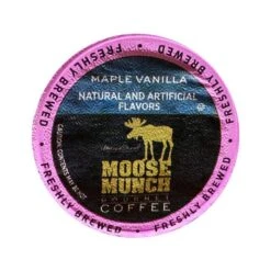 Moose Munch Maple Vanilla Single Serve Coffee By Harry & David, 4/18 Count 7 Moose Munch Maple Vanilla Single Serve Coffee By Harry & David, 4/18 Count -Miscela Drink Store moosemucnhmapplevanilla 2