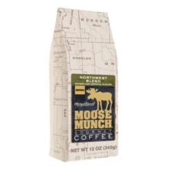 Harry & David Northwest Blend Moose Munch Ground Coffee - 3 Bags(12 Oz Each) 5 Harry & David Northwest Blend Moose Munch Ground Coffee - 3 Bags(12 Oz Each) -Miscela Drink Store nb1 1