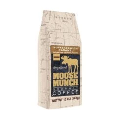 Harry & David Moose Munch Butterscotch Caramel Ground Gourmet Coffee 2 Bags -Miscela Drink Store new project