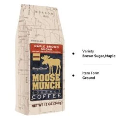 Harry & David Moose Munch Maple Brown Sugar Ground Gourmet Coffee 3 Bags (12 Oz Each) 7 Harry & David Moose Munch Maple Brown Sugar Ground Gourmet Coffee 3 Bags (12 Oz Each) -Miscela Drink Store new project 2 1