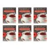 China Mist - Zesty Hibiscus Ginger Organic Black Full Leaf Tea Sachet, 6 Boxes 15 Count Each -Miscela Drink Store organic hibiscus ginger herbal tea sachets 6 pack