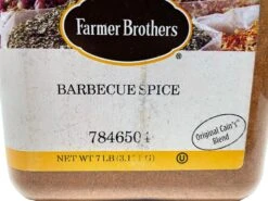 Farmer Brothers Barbecue Spice, 7 Lbs - Original Cain's Blend! -Miscela Drink Store original cains blend