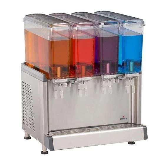 Crathco CS-4E-16 Mini-Quad Simplicity Bubbler Series Quadruple 2.4 Gallon Bowl With Agitation Function 3 Crathco CS-4E-16 Mini-Quad Simplicity Bubbler Series Quadruple 2.4 Gallon Bowl With Agitation Function