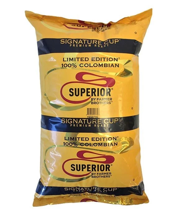 Superior LE 100% Colombian Ground Coffee (160 Bags/2.5 Oz) 3 Superior LE 100% Colombian Ground Coffee (160 Bags/2.5 Oz)