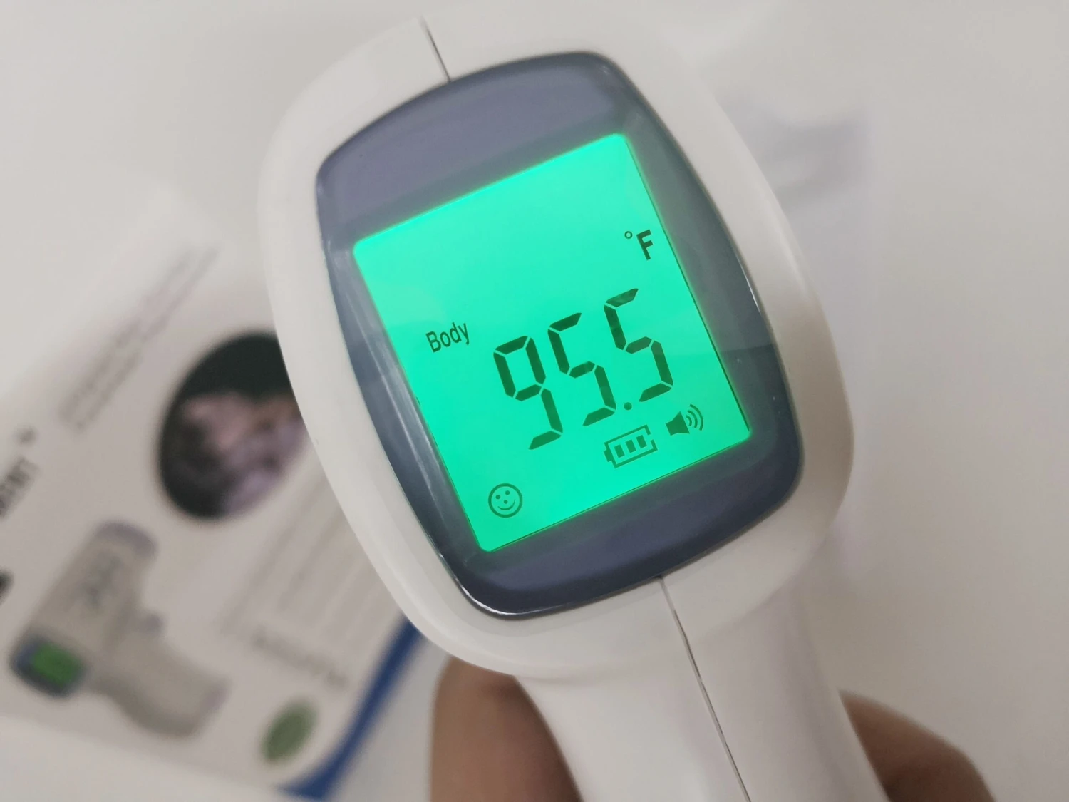 Digital Lcd Infrared Thermometer Non-contact Forehead Baby Adult Temperature USA 12 Pack 5 Digital Lcd Infrared Thermometer Non-contact Forehead Baby Adult Temperature USA 12 Pack - Image 3