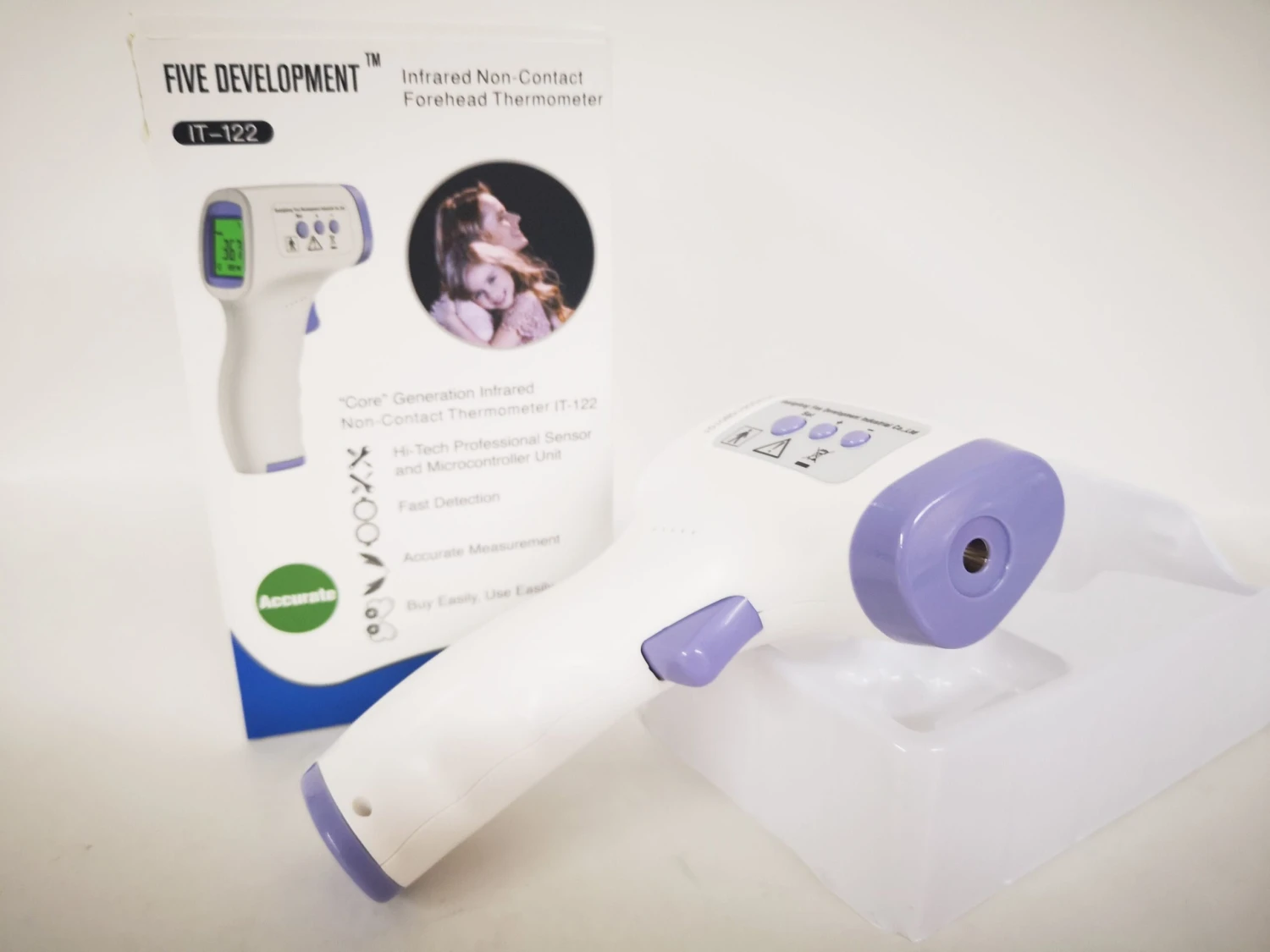 Digital Lcd Infrared Thermometer Non-contact Forehead Baby Adult Temperature USA 12 Pack 8 Digital Lcd Infrared Thermometer Non-contact Forehead Baby Adult Temperature USA 12 Pack - Image 6