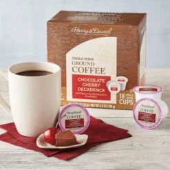 Harry & David Coffee Combo,Chocolate Raspberry, Vanilla Creme Brulee 2/18 Ct Boxes -Miscela Drink Store xxxxx 1 4